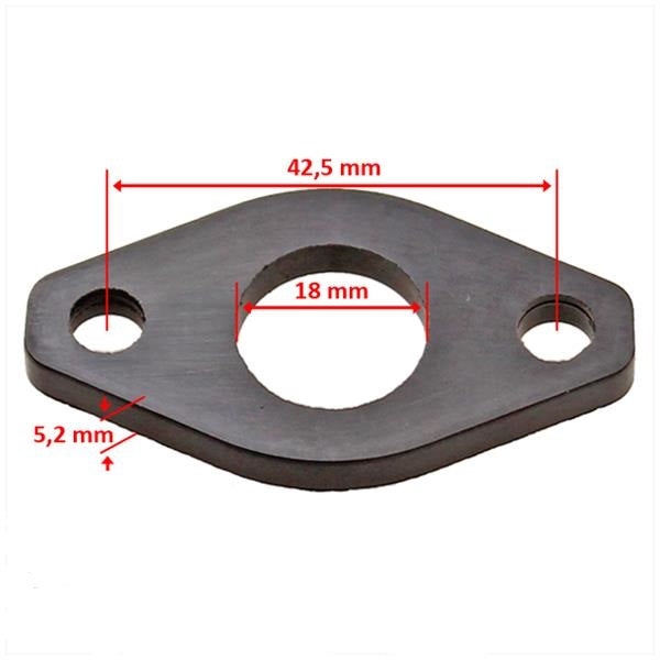 Isolator plaat Yamaha FS1 16 mm.