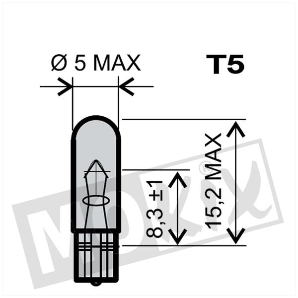 Lamp 12V T05 2.3W