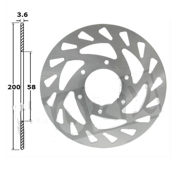 Remschijf Rieju SMX-RRX 50 achter