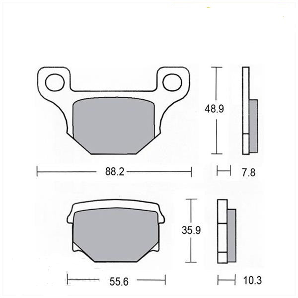 Remblokset Aprilia Derbi Rieju