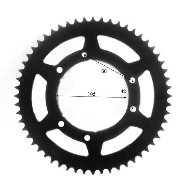 Achtertandwiel FE 48 Derbi Senda X-treme