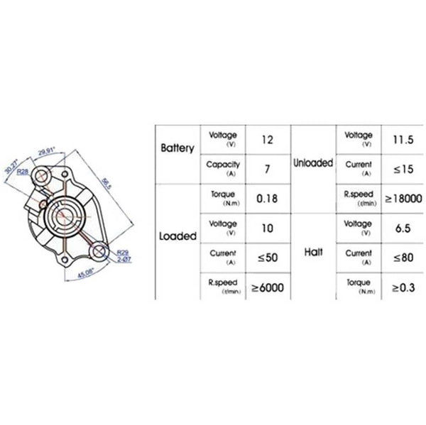 Startmotor Derbi Senda Euro3 >2006