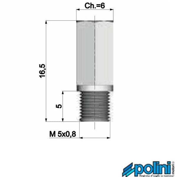 Sproeier Polini CP - PWK 115