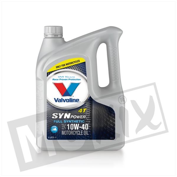 Olie Valvoline Synpower 10W40 4T 4L