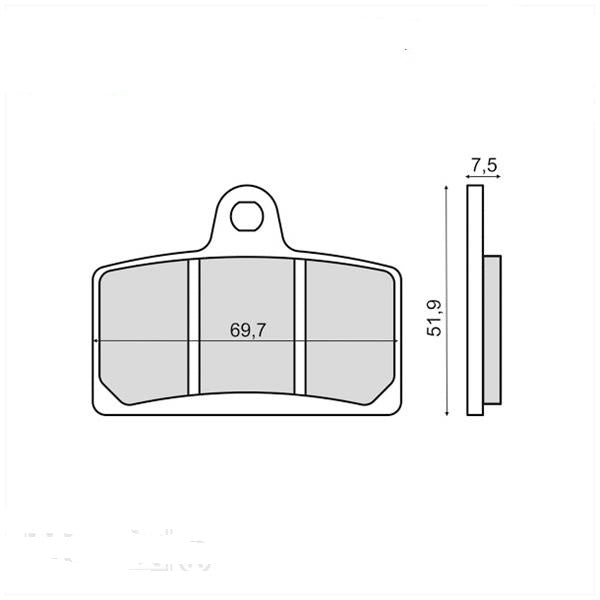 Remblokset Rieju RS3 - MH RX