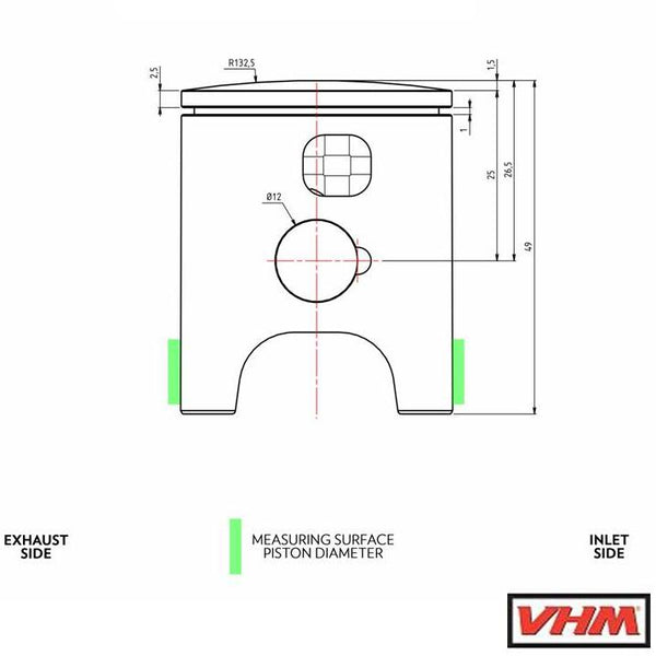 Zuiger VHM Bidalot RF 39.95 A