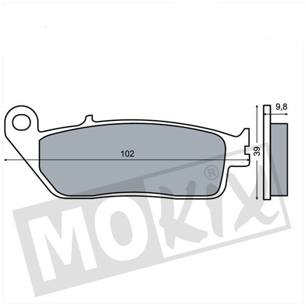 Remblokset Kymco Grand Dink 125i - 300i