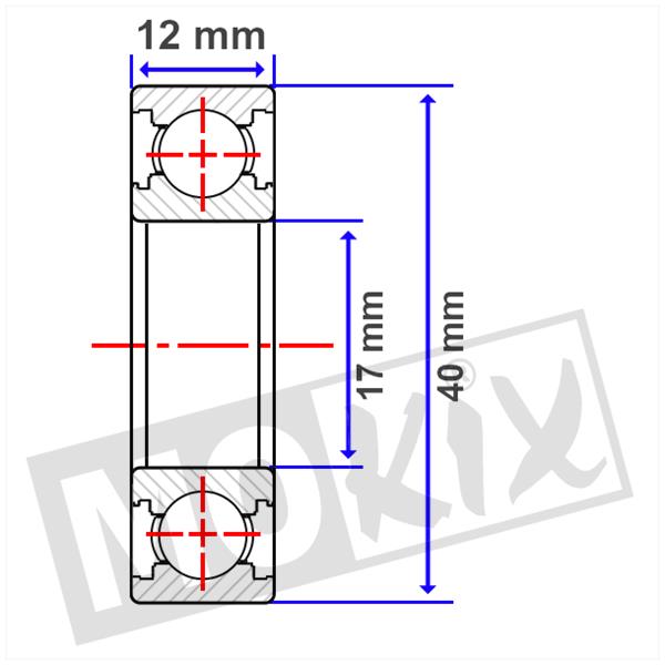 Lager 6203 ZNR Puch Maxi