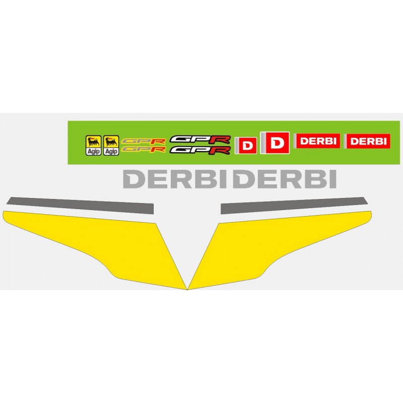 Stickerset 75 Derbi GPR – Schakelparts