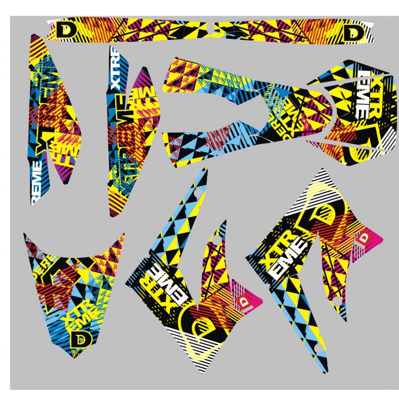 Stickerset 227 Derbi DRD Xtreme – Schakelparts