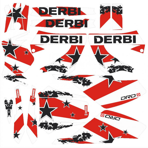 Stickerset 149 Derbi Xtreme